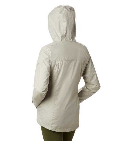 Columbia Rainie Falls Rain Jacket Beige For Women's NZ3541 New Zealand